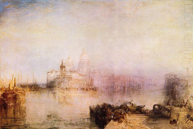 Joseph Mallord William Turner Dogana und Santa Maria della Salute, Venedig china oil painting image